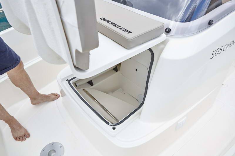 Quicksilver Activ 505 Open Interior 4