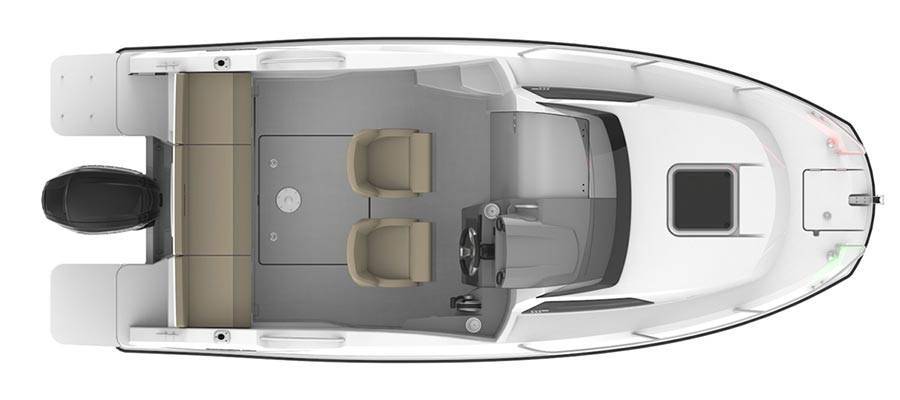 Quicksilver Activ 555 Cabin plan