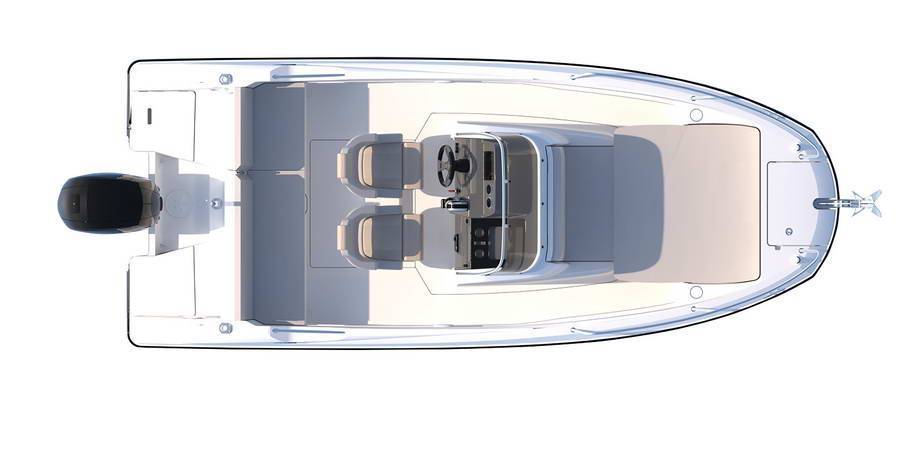 Quicksilver Activ 605 Open top view