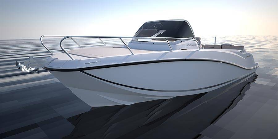 Quicksilver Activ 675 Sundeck front