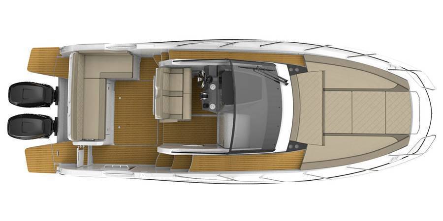 Quicksilver Activ 875 Sundeck plan