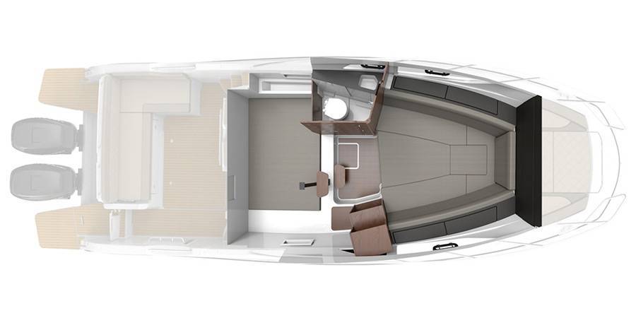 Quicksilver Activ 875 Sundeck plan internal