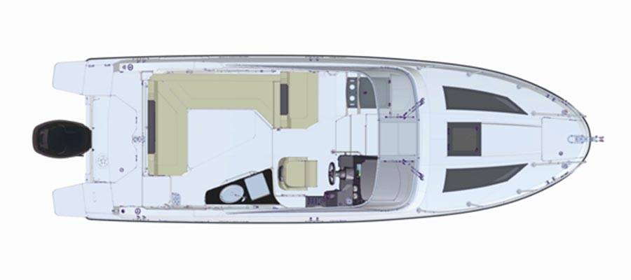 Quicksilver Activ 805 Cruiser plan